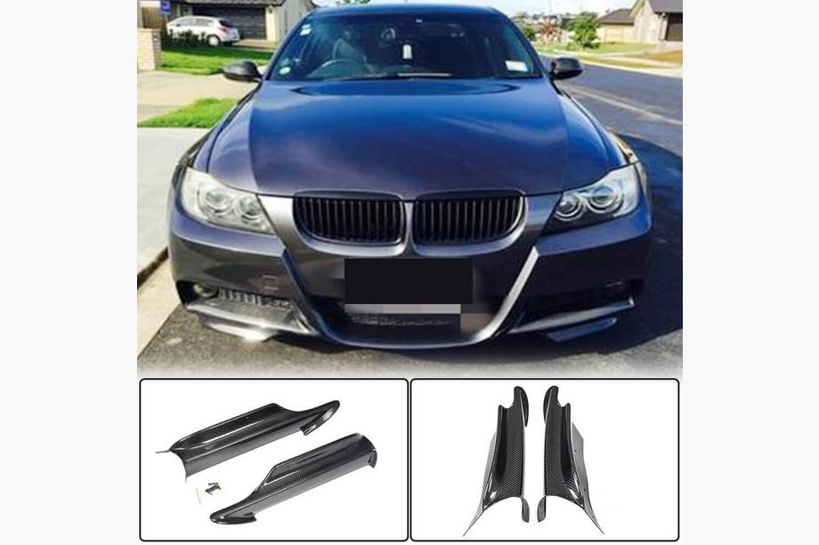 BMW 3-serie E90/E91 2005–2011 Flaps til frontkofanger Flap (til E90 2005-2008 M-Sport, kulfiber) Image