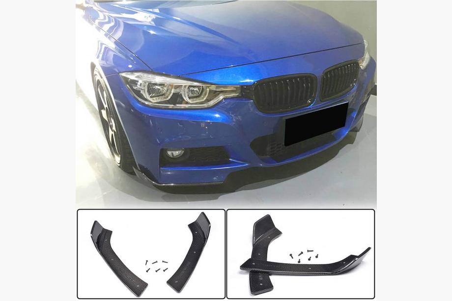 BMW 3-serie F30/F31 2012–2019 Front bumper flap-indsatser FRP V2 (til M-Sport) Foto 2