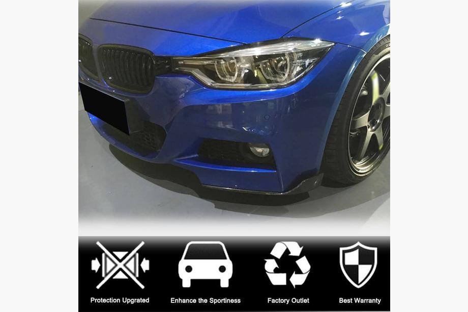 BMW 3-serie F30/F31 2012–2019 Front bumper flap-indsatser FRP V2 (til M-Sport) Foto 4