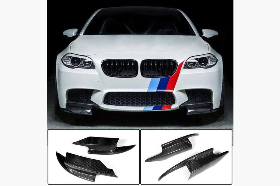 BMW 5-serie F10/F11 2010–2016 Front bumper flaps (til F10 M5, carbon) Foto 1
