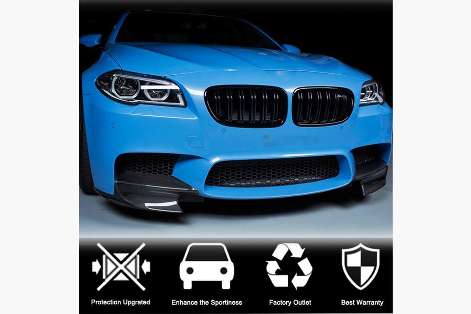 BMW 5-serie F10/F11 2010–2016 Front bumper flaps (til F10 M5, carbon) Foto 2