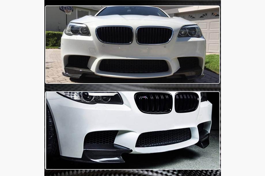 BMW 5-serie F10/F11 2010–2016 Front bumper flaps (til F10 M5, carbon) Foto 4