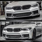 BMW 5-serie G30/G31 2017–2023 Front kofanger lip flaps Flap (til M5 F90 2017-2020, kulfiber) foto 4