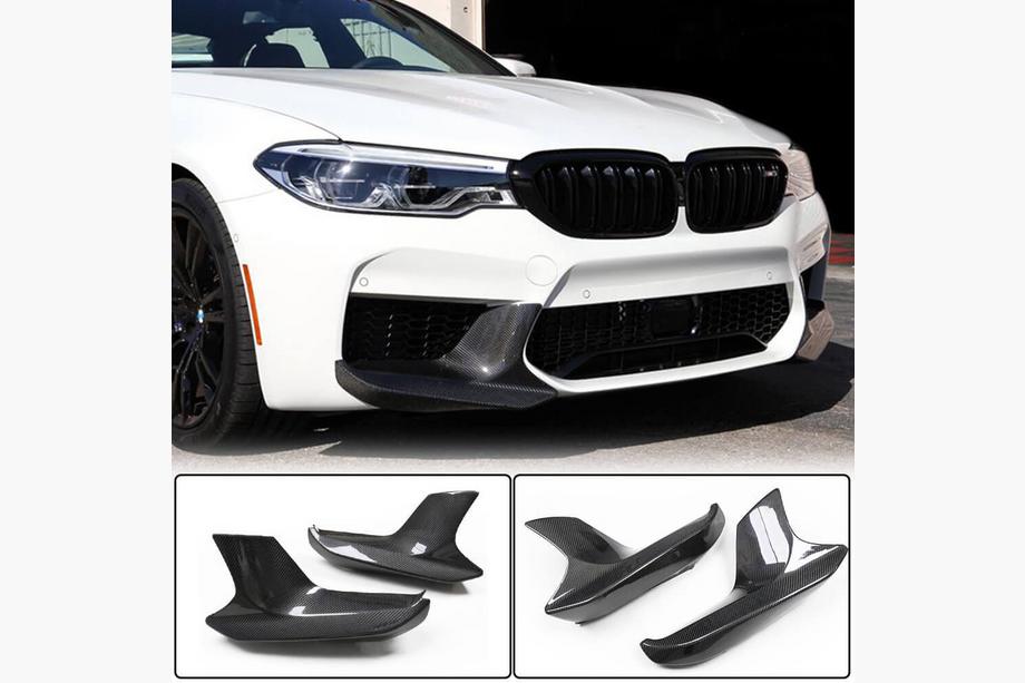 BMW 5-serie G30/G31 2017–2023 Front kofanger lip flaps Flap (til M5 F90 2017-2020, kulfiber) Image