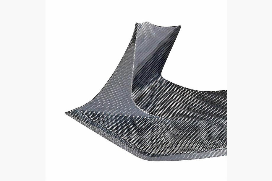BMW 5-serie G30/G31 2017–2023 Frontkofanger flaps Flap V1 (til M-Sport 2017-2020, carbon) Foto 4
