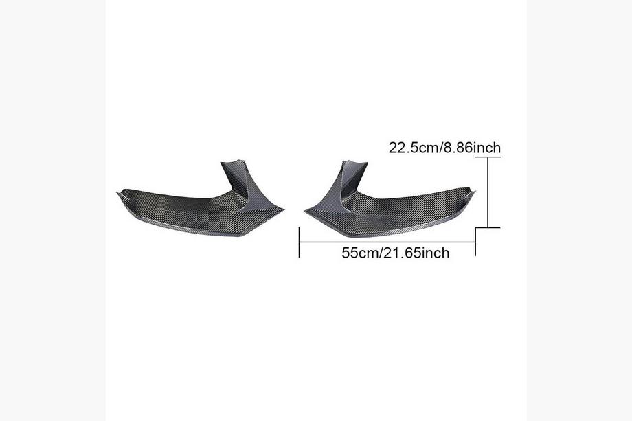 BMW 5-serie G30/G31 2017–2023 Frontkofanger flaps Flap V1 (til M-Sport 2017-2020, carbon) Foto 6