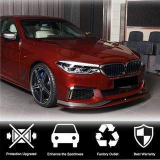 Frontbumper-læbe Flap V3 (til M-Sport 2017-2020, carbon) BMW 5-serie G30/G31 2017–2023 foto 2