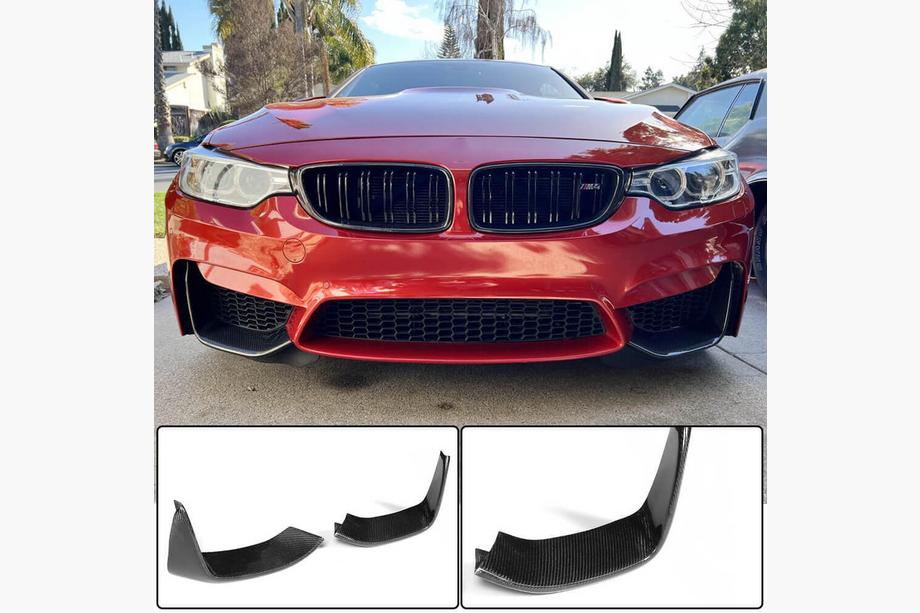 BMW 3-serie F30/F31 2012–2019 Frontkofanger-flaps Flap V4 (til F80, carbon) Foto 7