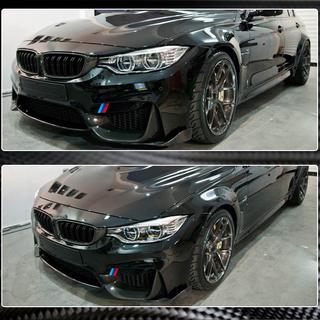 Frontbumper-lip Flap V1 (til F82/F83, kulfiber) BMW 4-serie F32/F33/F36 2012–2020 foto 4
