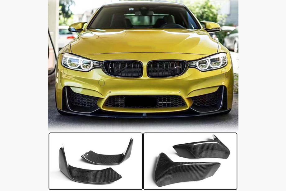 BMW 4-serie F32/F33/F36 2012–2020 Frontlæbe til kofanger Flap Carbon V5 (til F82/F83) Foto 1