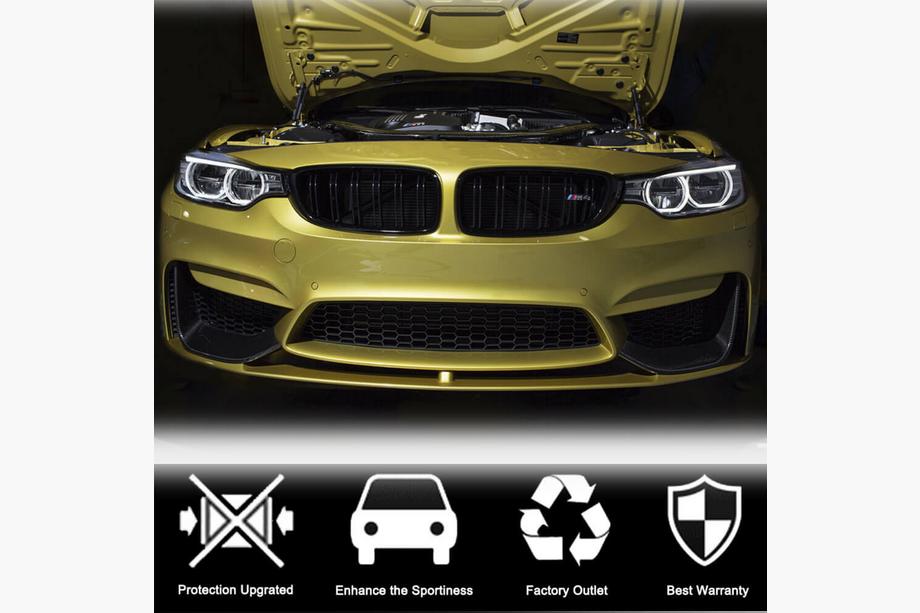 BMW 4-serie F32/F33/F36 2012–2020 Frontlæbe til kofanger Flap Carbon V5 (til F82/F83) Foto 3