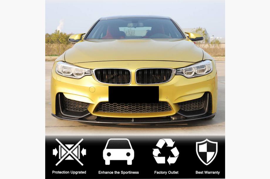 BMW 4-serie F32/F33/F36 2012–2020 Frontlæbe til kofanger Flap Carbon V5 (til F82/F83) Foto 8