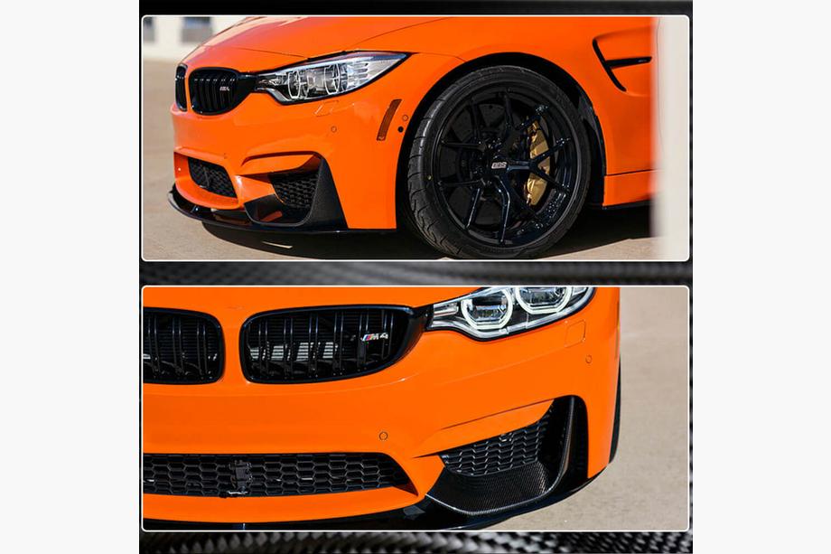 BMW 4-serie F32/F33/F36 2012–2020 Frontlæbe til kofanger Flap Carbon V5 (til F82/F83) Foto 9