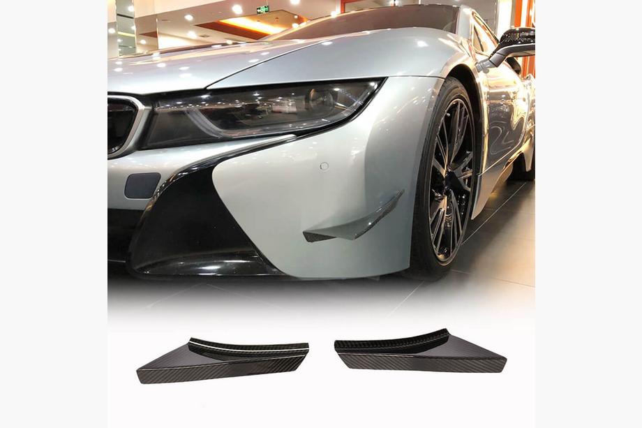 BMW I8 2014–2020 Front kofangerflaps (kulfiber) Image