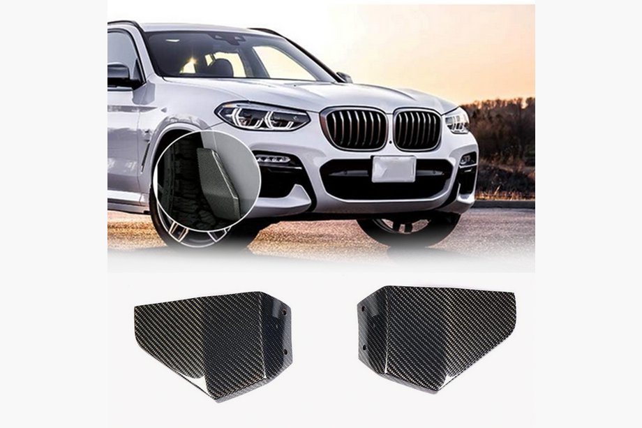 BMW X3 G01 2018– Flap-frontbumper flaps (til original M-Sport 2018-2021, karbon) Image