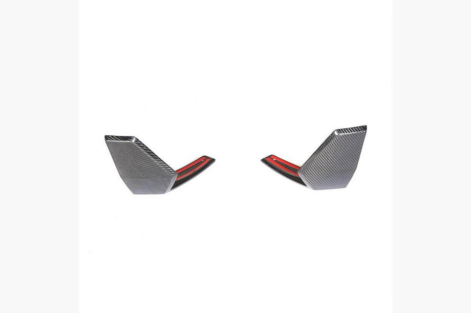 BMW X5 G05 2019–2026 Flap frontkofanger-læbe (2018-2022, ægte kulfiber) Foto 3