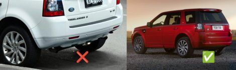 Land Rover Freelander II 2006–2014 Stænklapper Premium (til Sport Edition, 4 stk.) foto 3