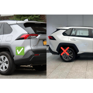 Stænklapper Premium 2022+ (kort skærmkant, 4 stk.) Toyota Rav 4 2019–2025 foto 2