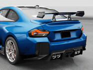 BMW 2-serie G42 2021– Bagkofanger-splittere V1 (til G87, carbon) foto 3