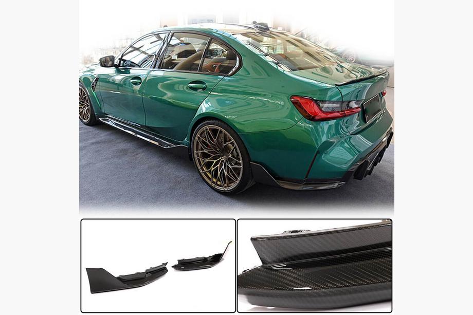 BMW 3-serie G20/G21 2018– Bagkofanger-flaps Flap V2 (til G80, carbon) Foto 1