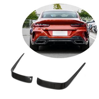 Aerodynamiske bagkofanger-indsatser V1 (til M-Sport, kulfiber) BMW 8-serie G14/G15/G16 2018– foto 1