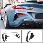 BMW 8-serie G14/G15/G16 2018– Aerodynamiske bagkofanger-diffuserlister V2 (til M-Sport, carbon) foto 1
