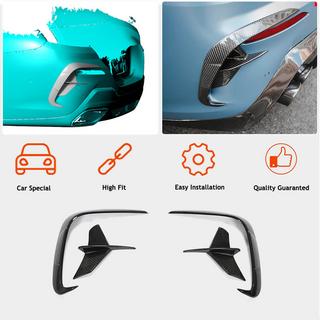 Aerodynamiske bagkofanger-diffuserlister V2 (til M-Sport, carbon) BMW 8-serie G14/G15/G16 2018– foto 2
