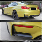 BMW 3-serie F30/F31 2012–2019 Flap indsats til bagkofanger (til F80, carbon) foto 5