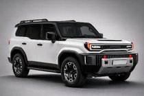 Toyota Land Cruiser Prado 250 2023– Sorte OEM tagrælinger (aluminium) foto 5