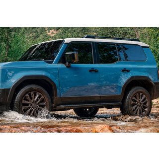 Sorte OEM tagrælinger (aluminium) Toyota Land Cruiser Prado 250 2023– foto 4
