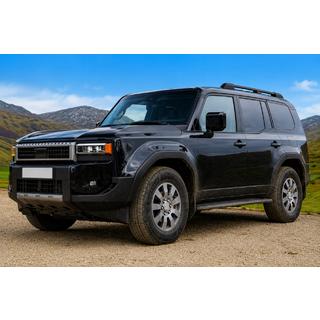 Sorte OEM tagrælinger (aluminium) Toyota Land Cruiser Prado 250 2023– foto 1