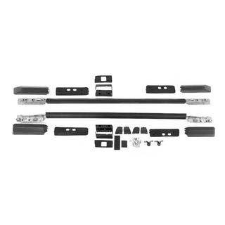 Sorte OEM tagrælinger (aluminium) Toyota Land Cruiser Prado 250 2023– foto 2