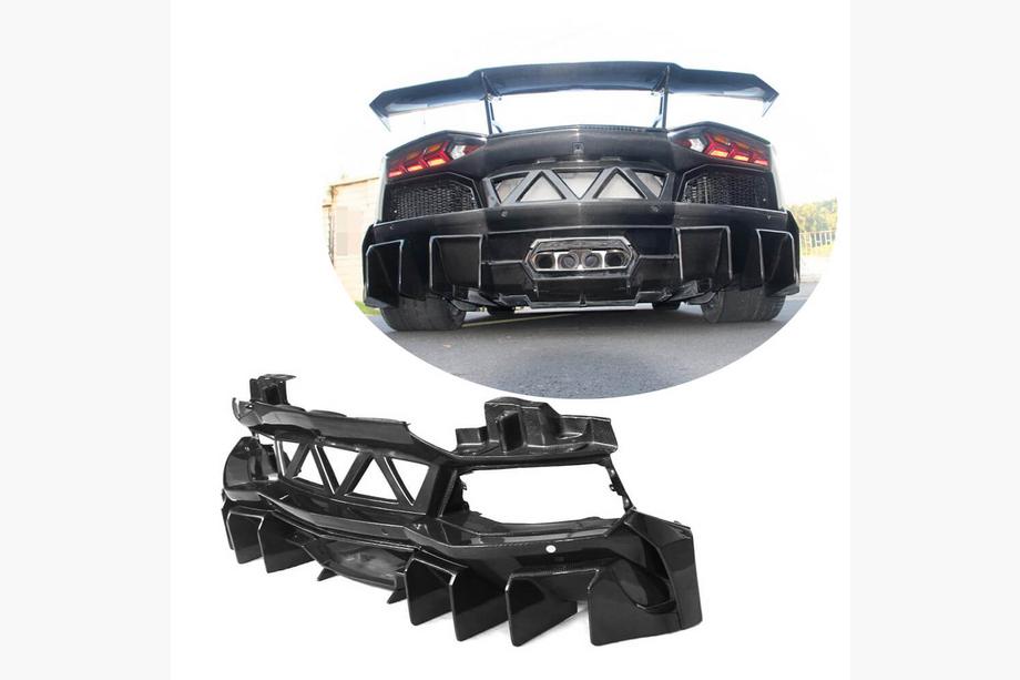 Lamborghini Aventador 2011–2022 Bagkofangerbeskytter i carbon Image