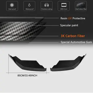 Flaps til frontkofanger Flap V1 (carbon) foto 4