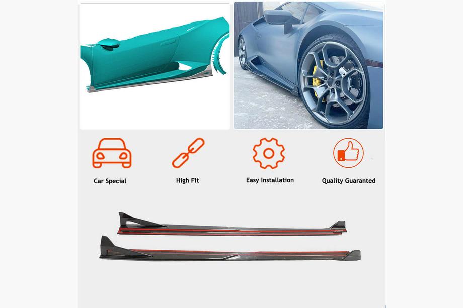 Lamborghini Huracan 2014– Dørtrinslister (Carbon) Foto 3