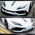 Lamborghini Huracan 2014– Frontlæbe til forreste kofanger Lip V1 (tør carbon) foto 5