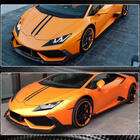 Lamborghini Huracan 2014– Frontlæbe til forreste kofanger Lip V1 (tør carbon) foto 6
