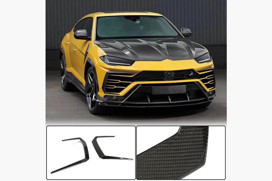 Lamborghini Urus 2018– Frontkofanger-flaps Flap (tør carbon) Image