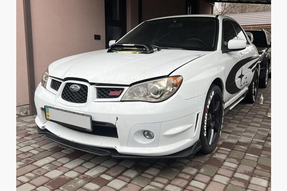 Subaru Impreza 2000–2007 Frontlipspoiler Niken Black (ABS) Foto 5