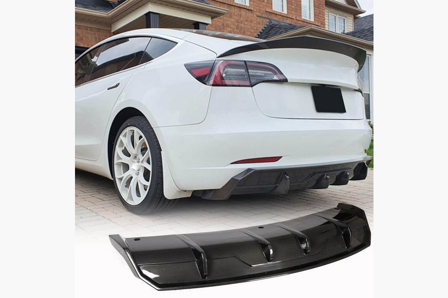 Tesla Model 3 2017– Bagkofangerdiffuser Carbon V2 (2016-2022) Image