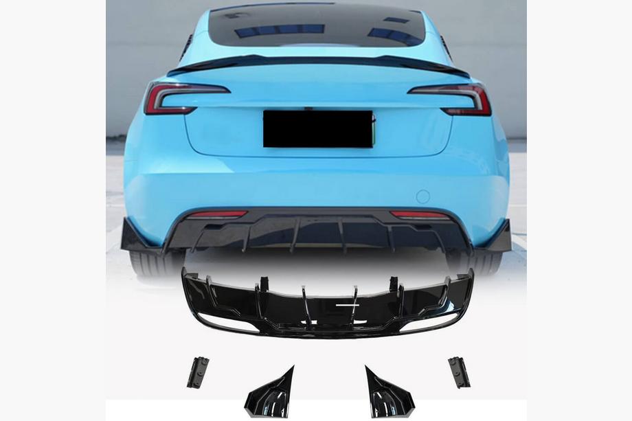 Tesla Model 3 2017– Bagkofangerdiffuser i ABS V6 Image