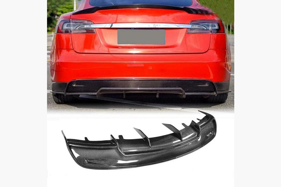 Tesla Model S 2012– Bagkofanger diffuser FRP V2 Image