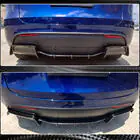 Tesla Model Y 2020– Bagkofanger diffuser V2 (2020-2025, kulfiber) foto 4
