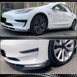 Frontlæbe til forreste kofanger Lip V5 (2017-2023, Carbon) foto 3