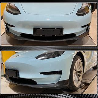 Frontlæbe til forreste kofanger Lip V6 (2017-2023, carbon) foto 4