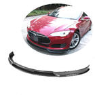 Tesla Model S 2012– Frontspoilerlæbe Lip V2 (2012-2016, Carbon) foto 1