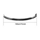 Tesla Model S 2012– Frontspoilerlæbe Lip V2 (2012-2016, Carbon) foto 6