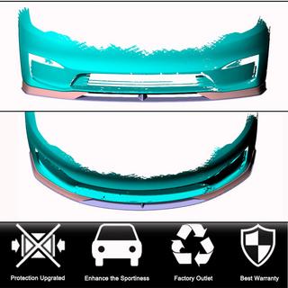 Frontspoiler til forreste kofanger Lip V2 (2021+, Kulfiber) foto 2