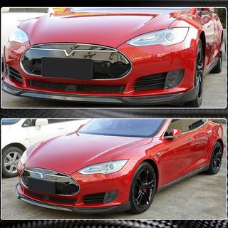 Frontspoilerlæbe til for kofanger Lip V1 (2012-2016, Carbon) foto 2