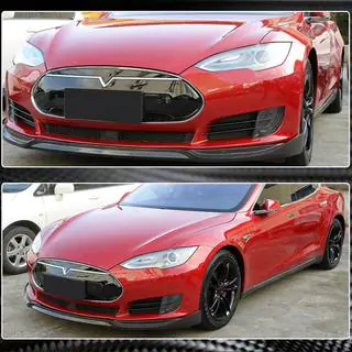 Frontspoilerlæbe til for kofanger Lip V1 (2012-2016, Carbon) foto 2